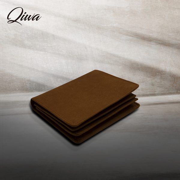 Billetera de cuero hombre Miel Napa