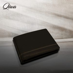 Billetera de cuero hombre con costura