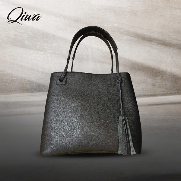 Qiwa cartera de cuero genuino belen