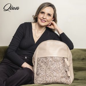 QIWA MOCHILA DE CUERO DE MUJER