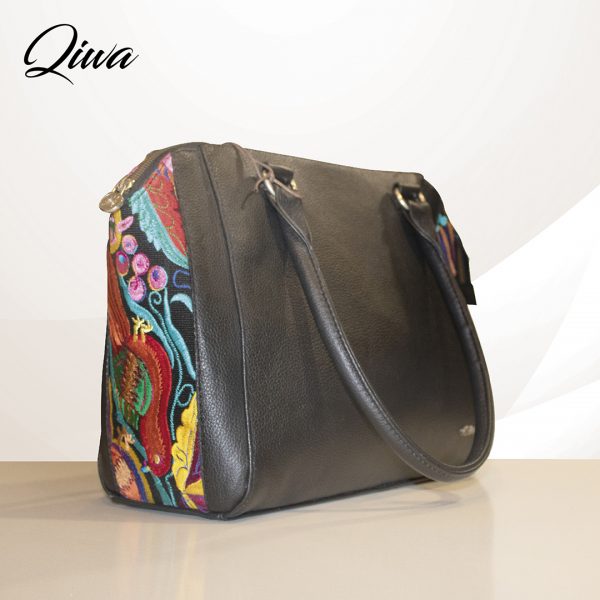 Cartera de Cuero Peonia Qiwa