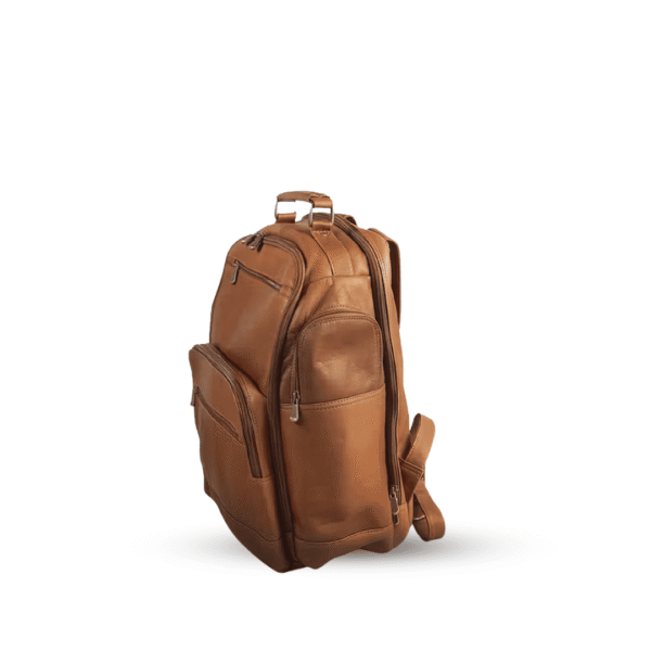 Eco-Leather Vintage Travel Backpack - Image 2