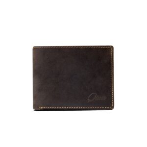 Billetera de cuero café
