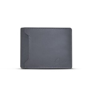 Gray Leather Wallet
